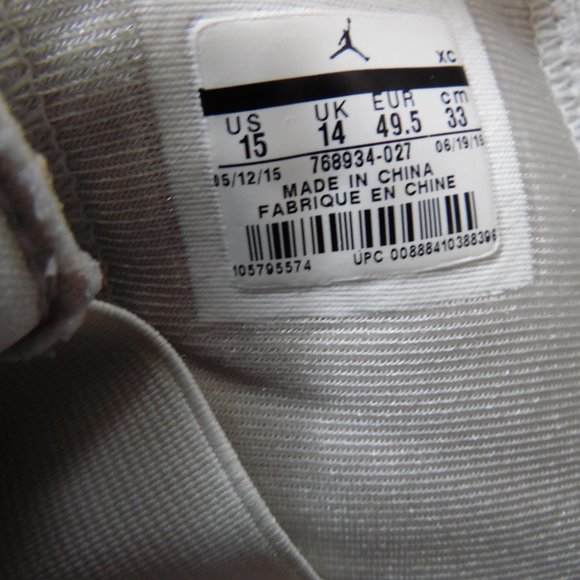 size 15 mens jordan westbrook shoes preowned - Picture 4 of 15